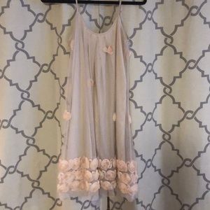 Akira Black Label swing dress with flower detail